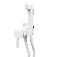 Смеситель гигиенический Webert Pegaso PE870303740 белый матовый с внутренней частью