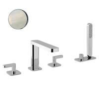 Смеситель на борт ванны Webert Living LV730401345 никель матовый