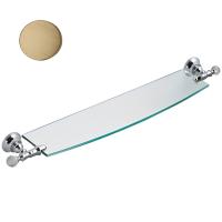 Полка стеклянная Webert Karenina KA500701065 бронза матовая