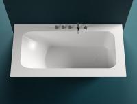 Ванна из искусственного камня Salini Orlanda Kit Plus 190x100 102124M белая матовая встраиваемая