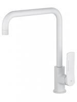 Смеситель для кухонной мойки Wonzon & Woghand WW-L1006-MW белый матовый