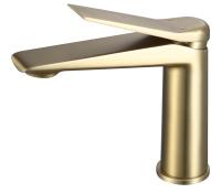 Смеситель для раковины Esko Shanghai Gold SHA26Gold золотой сатин матовый