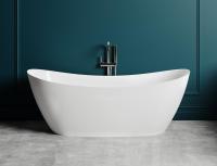 Ванна из литьевого камня Salini Noemi 170x75 101712G белая глянцевая отдельно стоящая