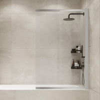 Шторка на ванну ADS Sancors 98x145 801FO145Х98CH.TR профиль хром