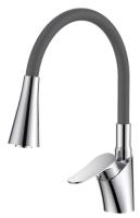 Смеситель для кухонной мойки Voda Kitchen K19 хром с гибким изливом