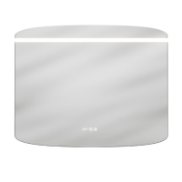 Зеркало Caprigo Софт 100x70 2062HW с подсветкой, сенсором и часами