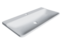 Мебельная раковина Madera Solo 4680173710454 100 см белая глянцевая