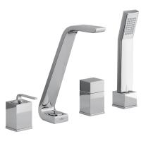 Смеситель на борт ванны Webert Wolo WO850701015 хром глянцевый