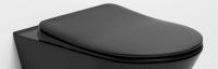 Крышка-сиденье Boheme Avva 976-B черное с микролифтом