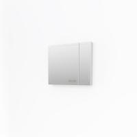 Зеркальный шкаф Kакса-А Sharm 005372 80 см белый;золото