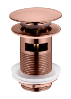 Донный клапан Boheme 612/2-BRB брашированная бронза с переливом