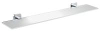 Стеклянная полка для ванной Wonzon & Woghand Still WW-6627 хром глянцевая