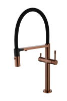 Смеситель для кухонной мойки Boheme Uno 115-BRB брашированный бронза