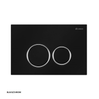 Кнопка смыва Caprigo DA001-crm черный