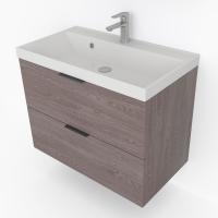 Тумба под раковину Kакса-А Novella 005351 80 см ясень анкор темный