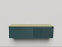 Тумба с раковиной Salini Domino 160 см 27D116ON окрашивание по RAL эмаль Onda Plus