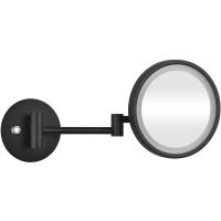 Косметическое зеркало Bemeta Dark 112101140 черное матовое с подсветкой и сенсором