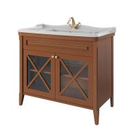 Тумба с раковиной Caprigo Napoli Promo 33625-075.000.00.20 95 см темное дерево