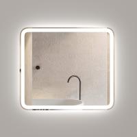 Зеркало Onika Магна 80x80 208096 белое с подсветкой и сенсором