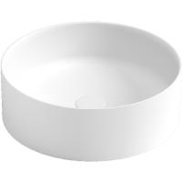 Накладная раковина Boheme Corian 40 см 819-W белая