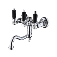 Смеситель для ванны Caprigo Adria-Classic Black Edition 03B-518-crm хром