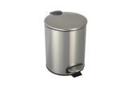 Ведро для мусора Boheme Uno 10426-NB никель с педалью