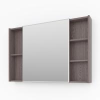 Зеркальный шкаф Kакса-А Novella 005354 100 см ясень анкор темный