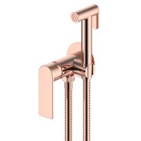 Смеситель гигиенический Voda Neva NVSMHRG розовое золото глянцевый встраиваемый