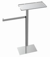 Держатель для туалетной бумаги Boheme 10952-CR хром глянцевый с полочкой