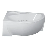 Ванна акриловая Akrilan Alsina 160x105 R 00-00000180 белая с каркасом