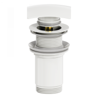 Донный клапан для раковины Wonzon & Woghand WW-88SS08-MW белый матовый