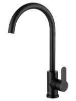 Смеситель для кухонной мойки Wonzon & Woghand WW-AE4554-MB черный матовый