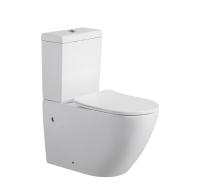 Унитаз-компакт напольный Sapbox Polarix SB7062A1-W Rimless белый матовый