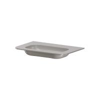 Мебельная раковина Armadi Art Voi Stonefinish 786-080-SF-SG 80 см stone grey без отверстий