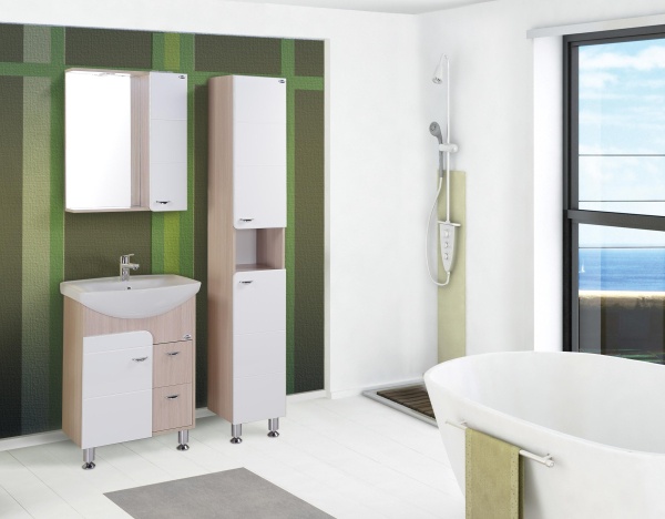 Пенал Onika Стиль 403048 30 см ясень шимо с белым