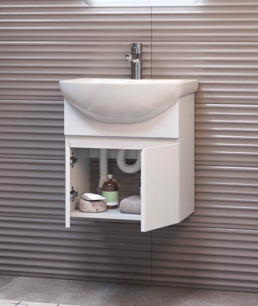 Тумба под раковину Vigo Wing tp.WIN.BAL.50.2D белая 45 см белая