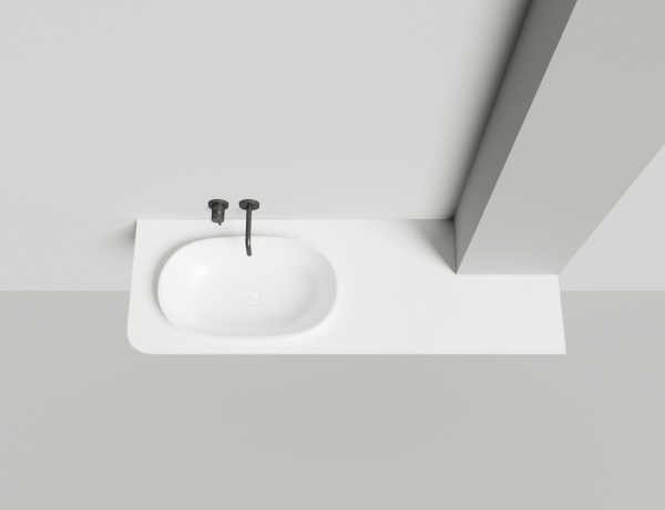 Столешница Salini Costa 70 см 200221MN белый RAL матовая