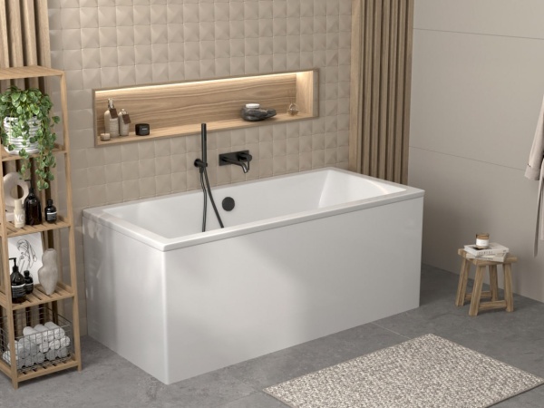 Ванна акриловая Alba Spa Kero 170x80 ВПР0360000100 пристенная