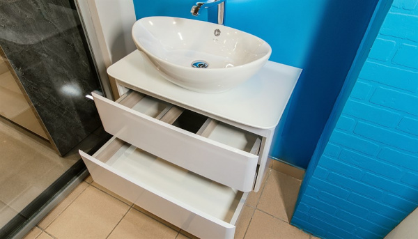 Тумба под раковину Velvex Luna tp.LUN.80.2Y 75 см белая