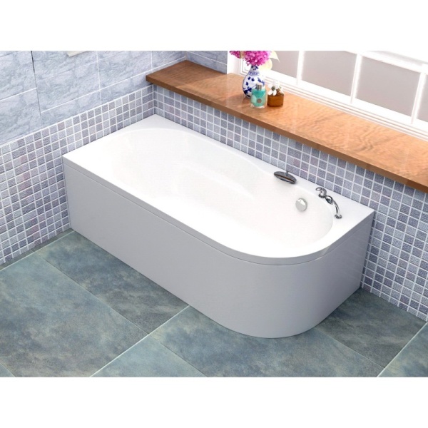 Ванна акриловая BellSan Амира 170x80 R BS.AM-A1700800R белая угловая