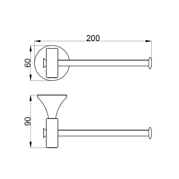 Держатель для туалетной бумаги Webert Opera OA500801980 розовое золото глянцевый