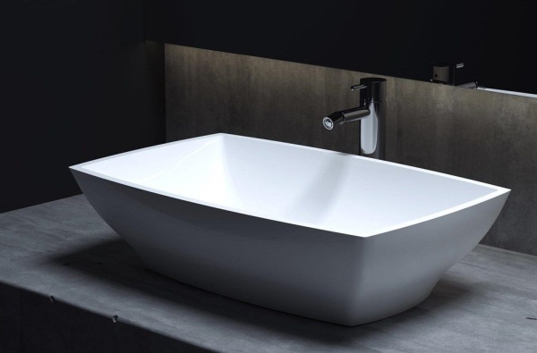 Накладная раковина Salini Gloria 04 1102204M 40 см белая матовая