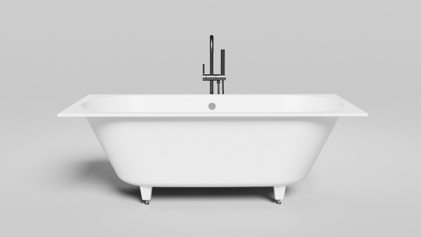 Ванна из искусственного камня Salini Ornella Axis 180x80 103421M белая матовая встраиваемая