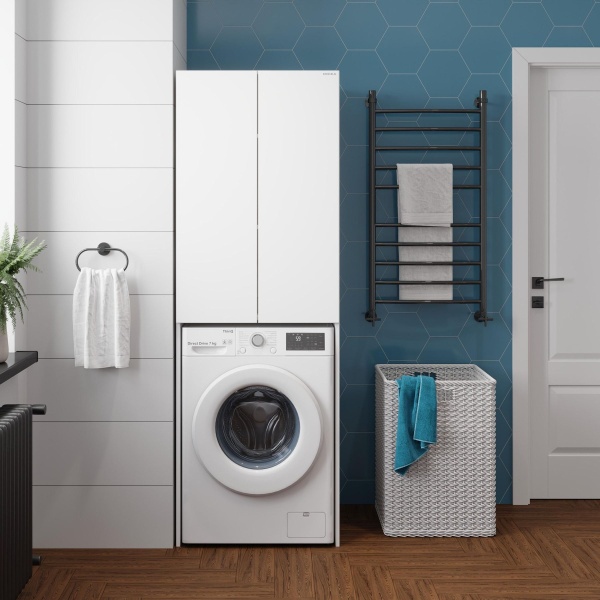 Шкаф Onika Милтон 306705 65 см серый матовый и дуб сонома разборный