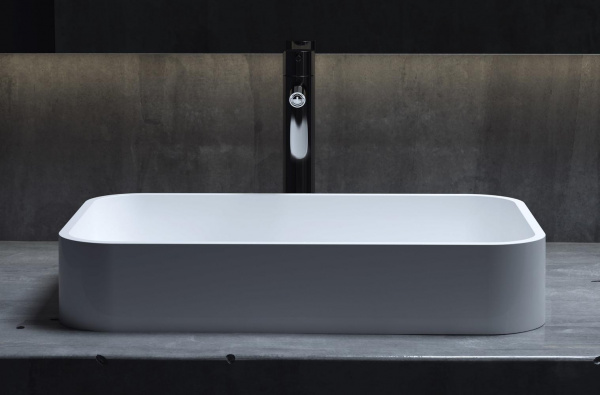 Накладная раковина Salini Callista 01 1101104G 35 см белая глянцевая