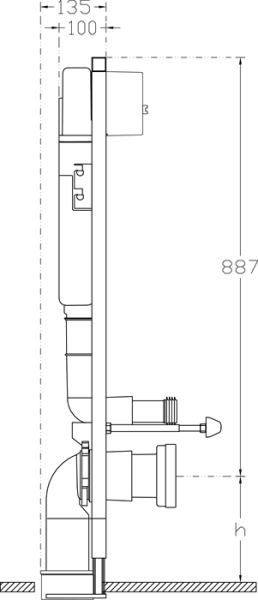 Инсталляция для унитаза Isvea Axis 52AL0102I