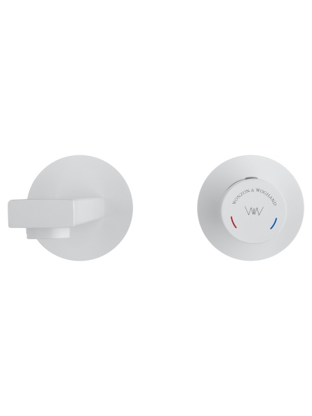 Встраиваемый смеситель Wonzon & Woghand WW-105-MW белый матовый