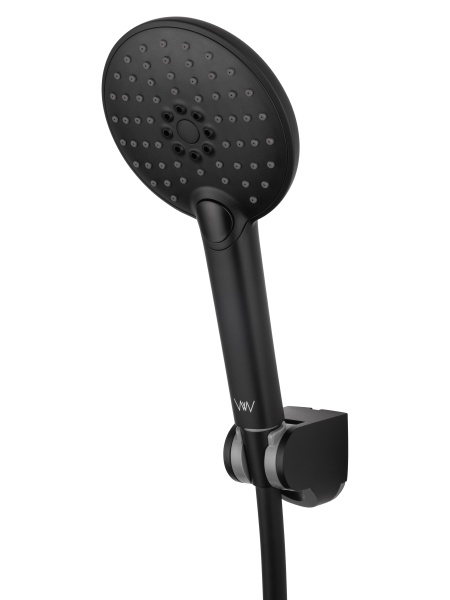 Смеситель для душа Wonzon & Woghand WW-4540-MB черный матовый с гарнитуром