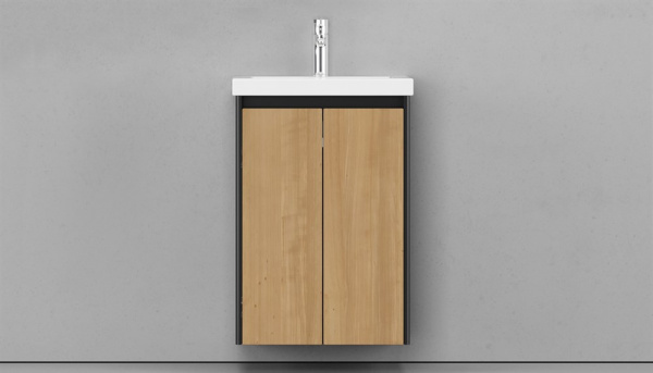 Тумба под раковину Velvex Klaufs tpKLA.50.2D-617.217 50 см черная