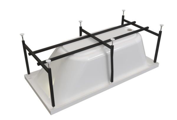 Ванна акриловая Radomir Прованс 170x90 1-01-0-0-1-187 пристенная c каркасом